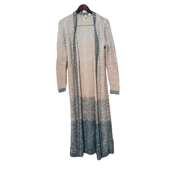✨ Anthropologie Moth Ombré Knit Duster Cardigan Sweater - Picture 5 of 10
